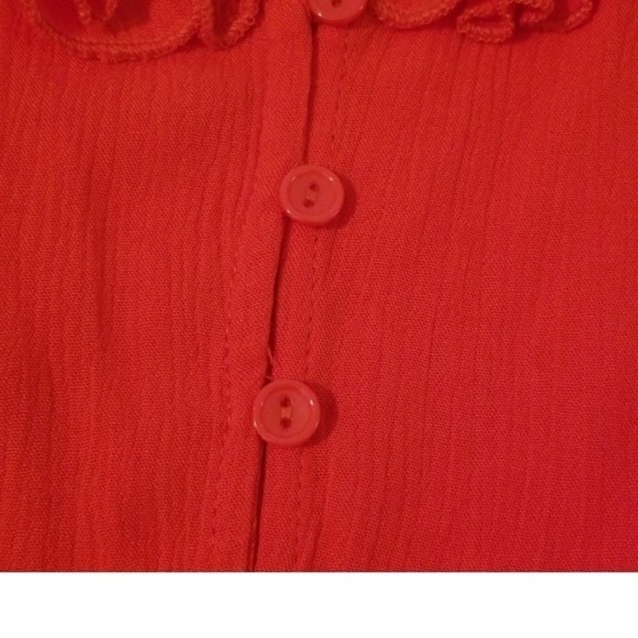 City Chic High Low Tigerlily Ruffle Maxi Dress Size 14 XS Feminine Vacation Sexy - Picture 9 of 15